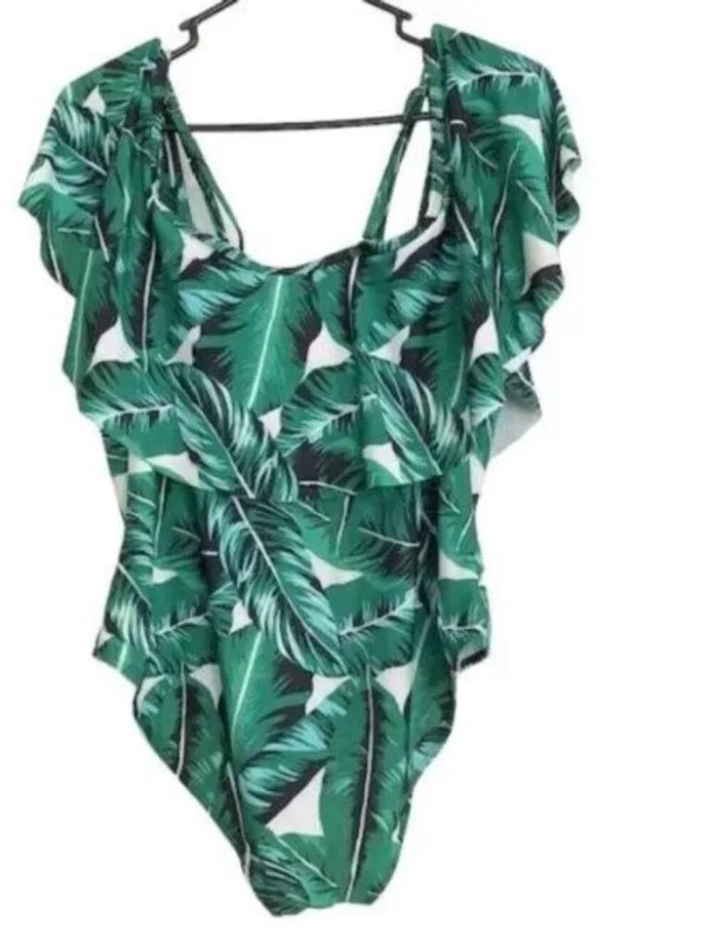 Off the Shoulder Tummy Control Swimsuit 1X